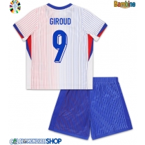 Maglie da calcio Francia Olivier Giroud #9 Seconda Maglia Bambino Europei 2024 Manica Corta (+ Pantaloni corti)